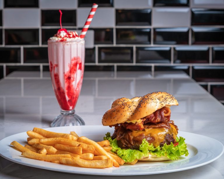 milkshake & wagyu burger