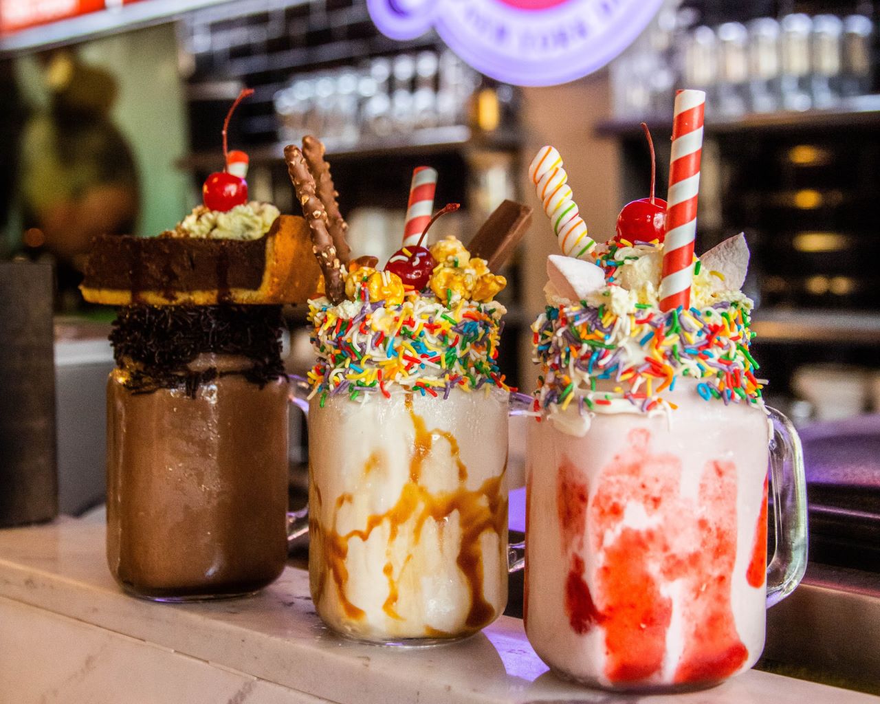 milkshake Eddie's Diner HCMC