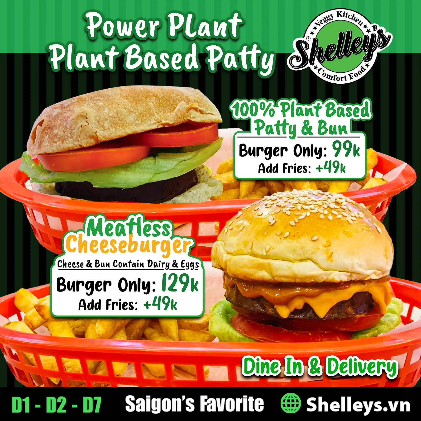 POWER PLANT VEGGY BURGER