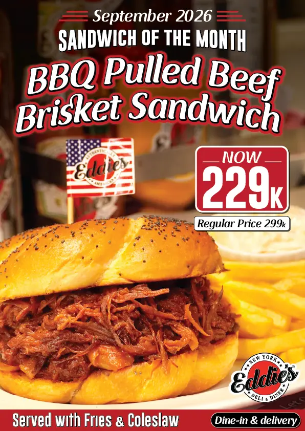 BBQ Pulled Brisket Sandwich