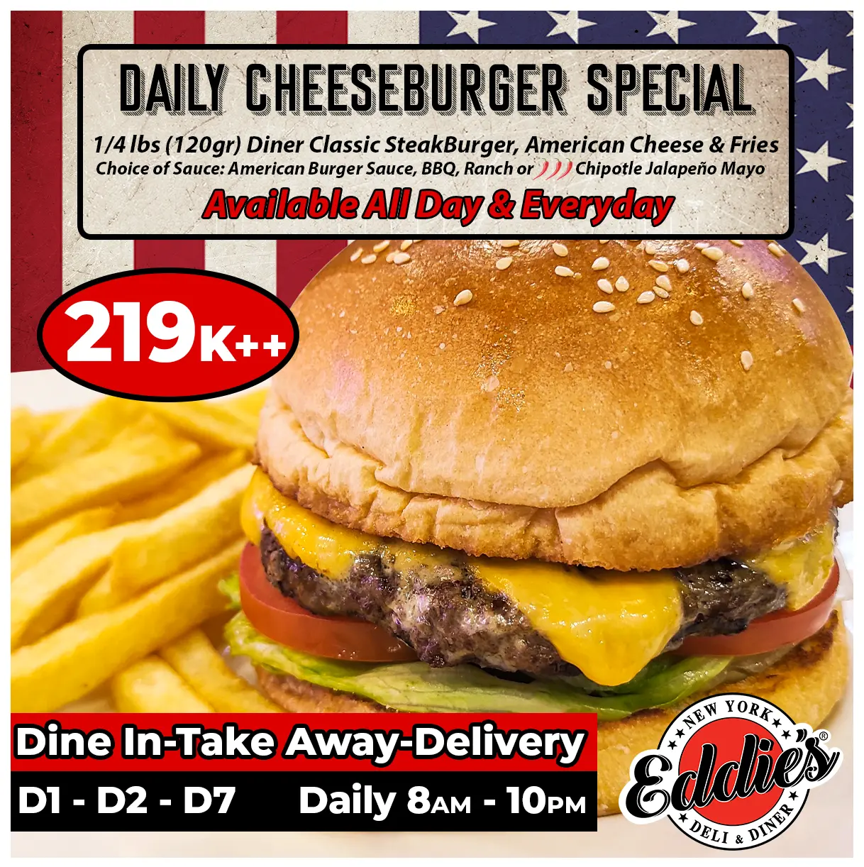 Daily Cheeseburger Special