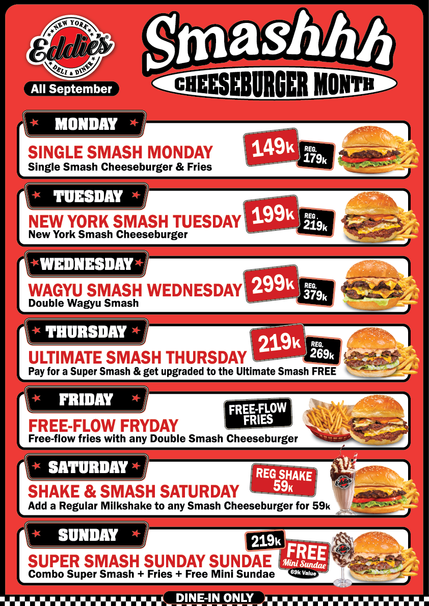 SMASH CHEESEBURGER MONTH