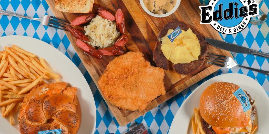 Oktoberfest sharing Platter for 2, Oktober Chicken Burger, Oktober single Smashburger