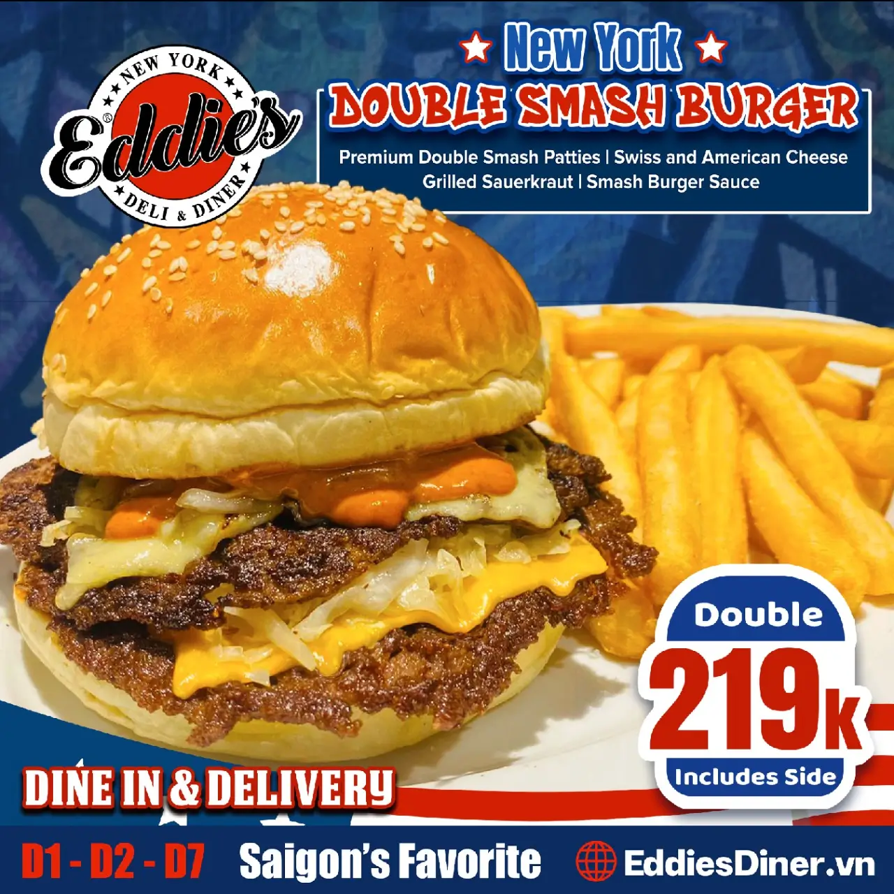 New York Double Burger