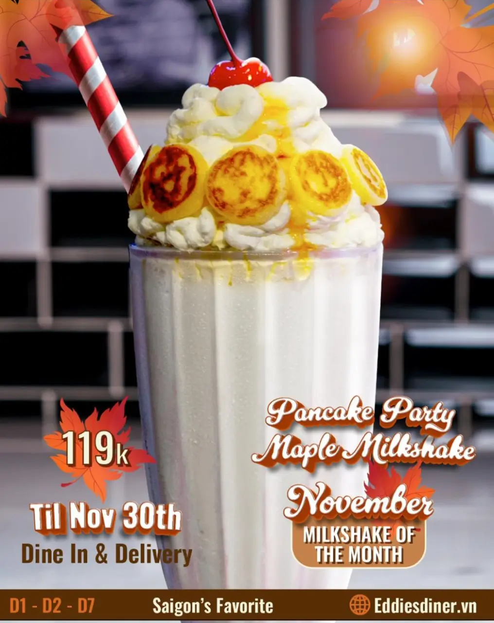 Pancake Maple Milkshake