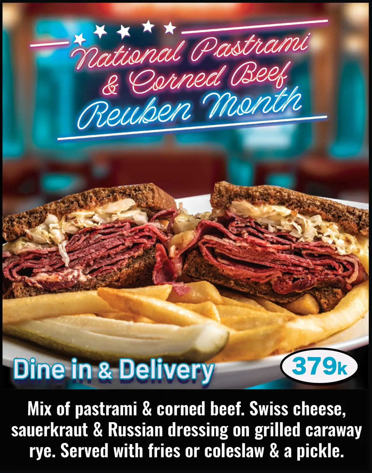 Corned Beef & Pastrami Reuben