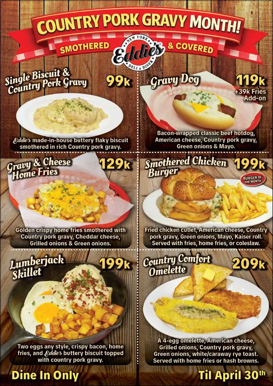 COUNTRY PORK GRAVY MONTH