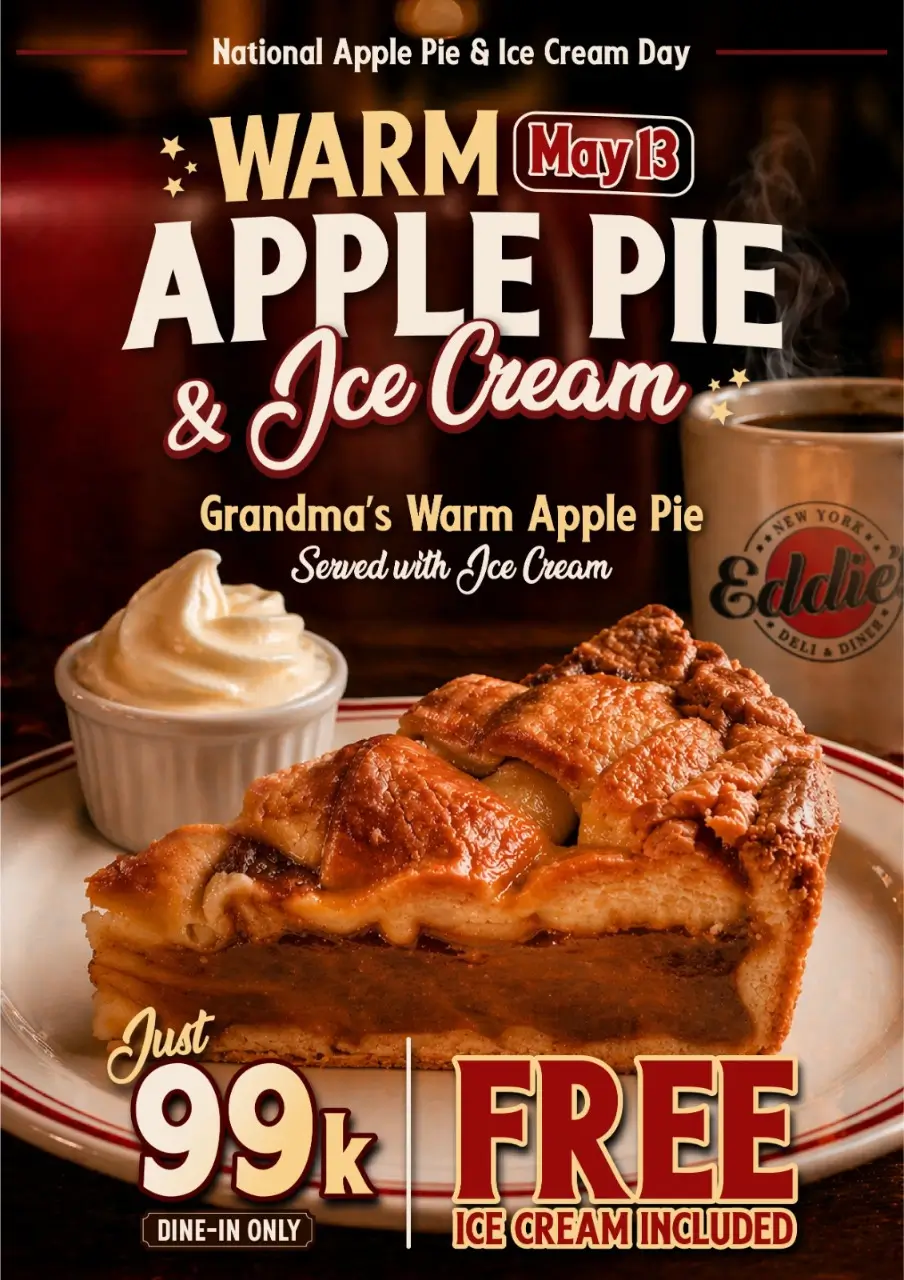 National Apple Pie & Ice Cream Day