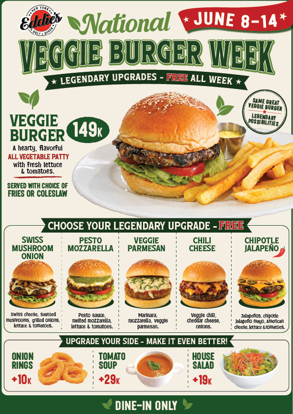 VEEGIE BURGER WEEK