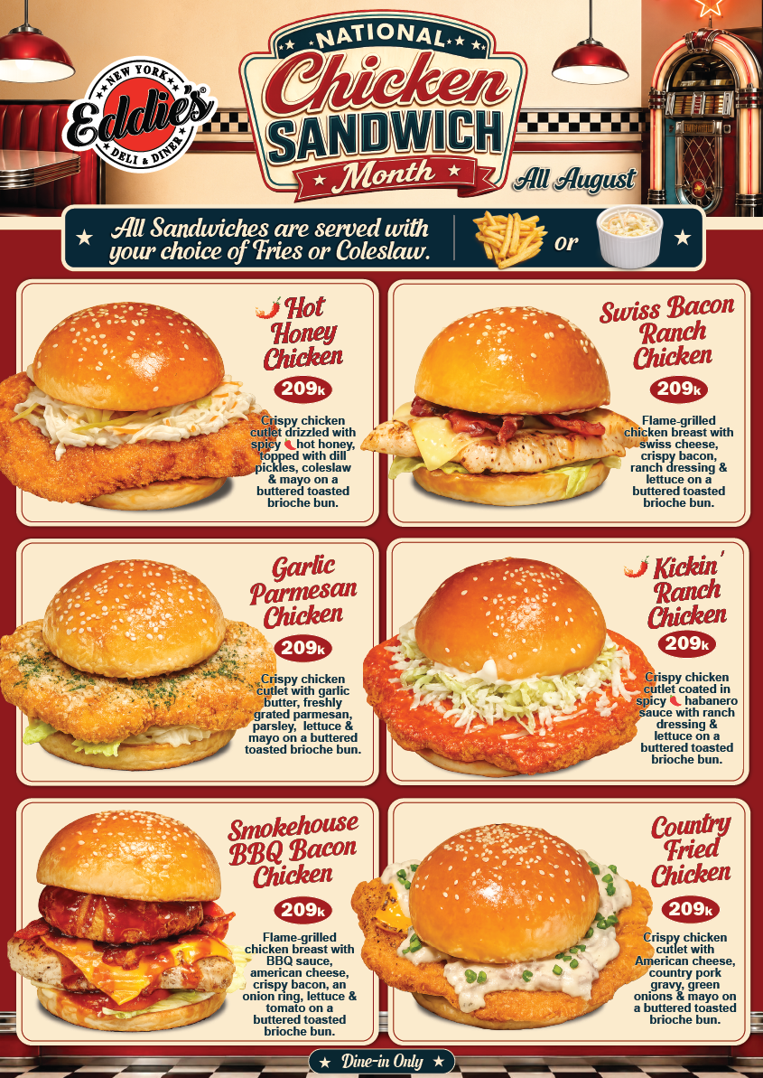 NATIONAL CHICKEN SANDWICH MONTH